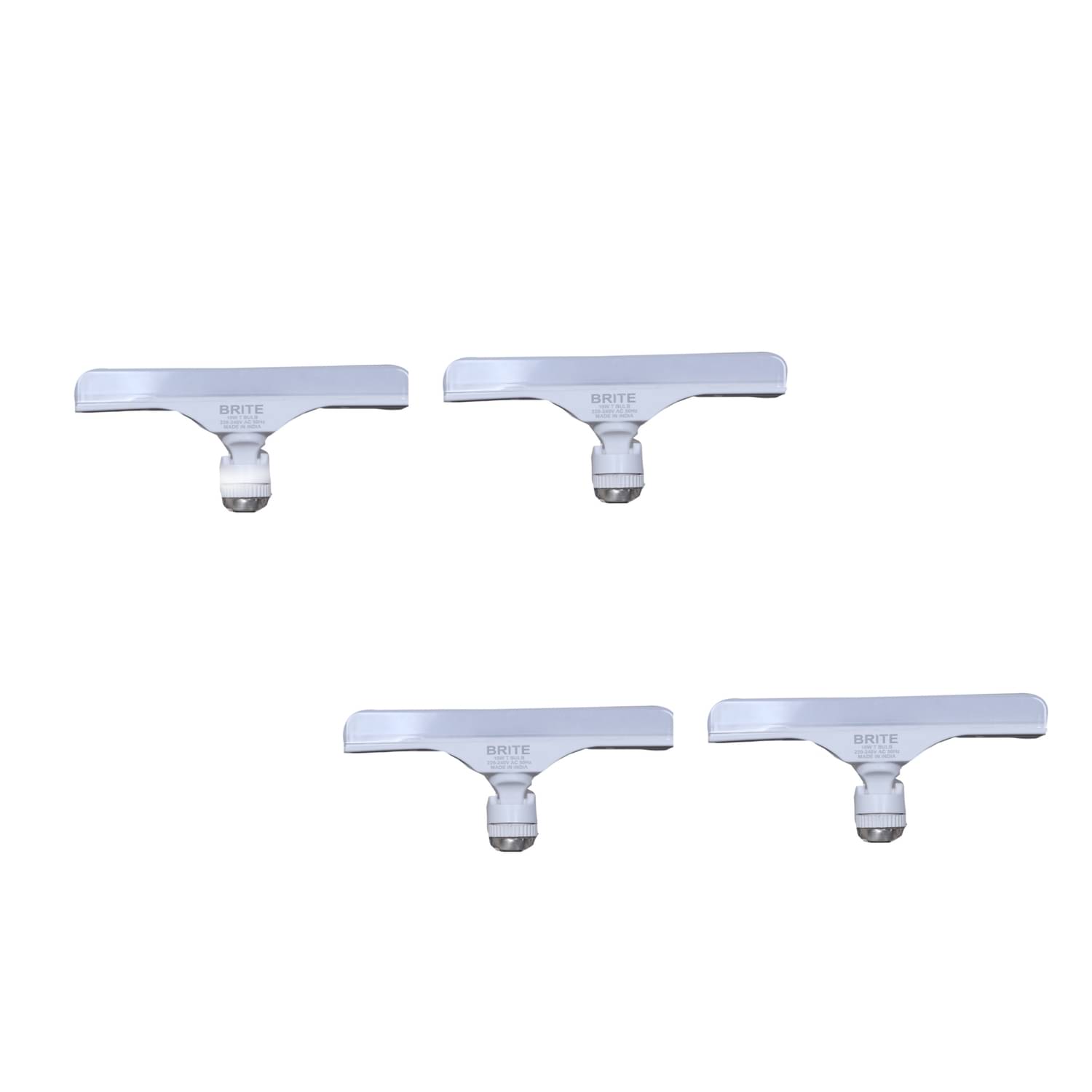     			Brite 10W Cool Day Light T-Bulb ( Pack of 4 )