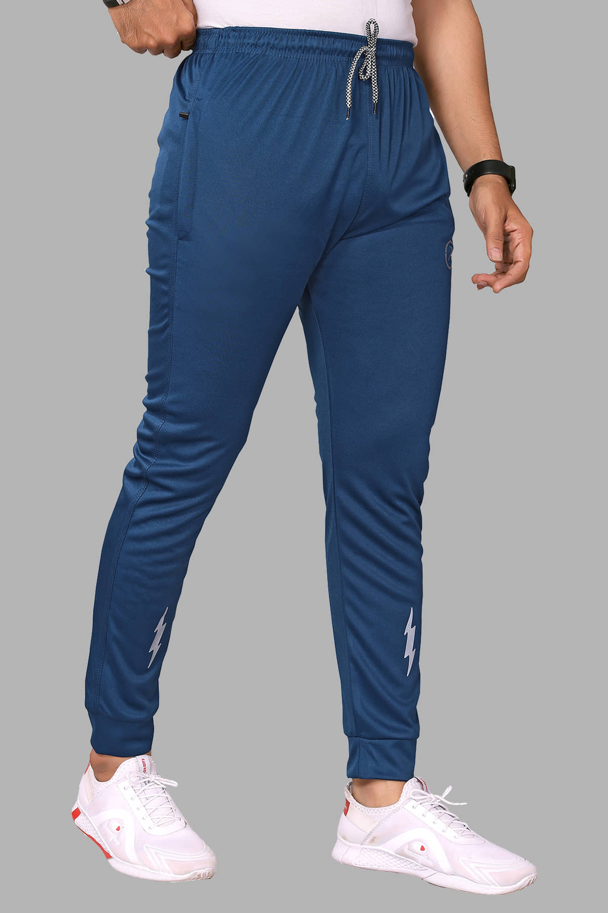 Anand Grey Lycra Men's Joggers ( Pack of 1 ) - Track Pants | Buy online on ZillyBuy
