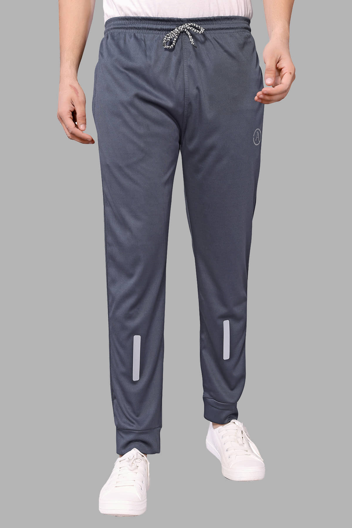 Anand Navy Blue Lycra Men's Joggers ( Pack of 1 ) - Track Pants | Buy online on ZillyBuy