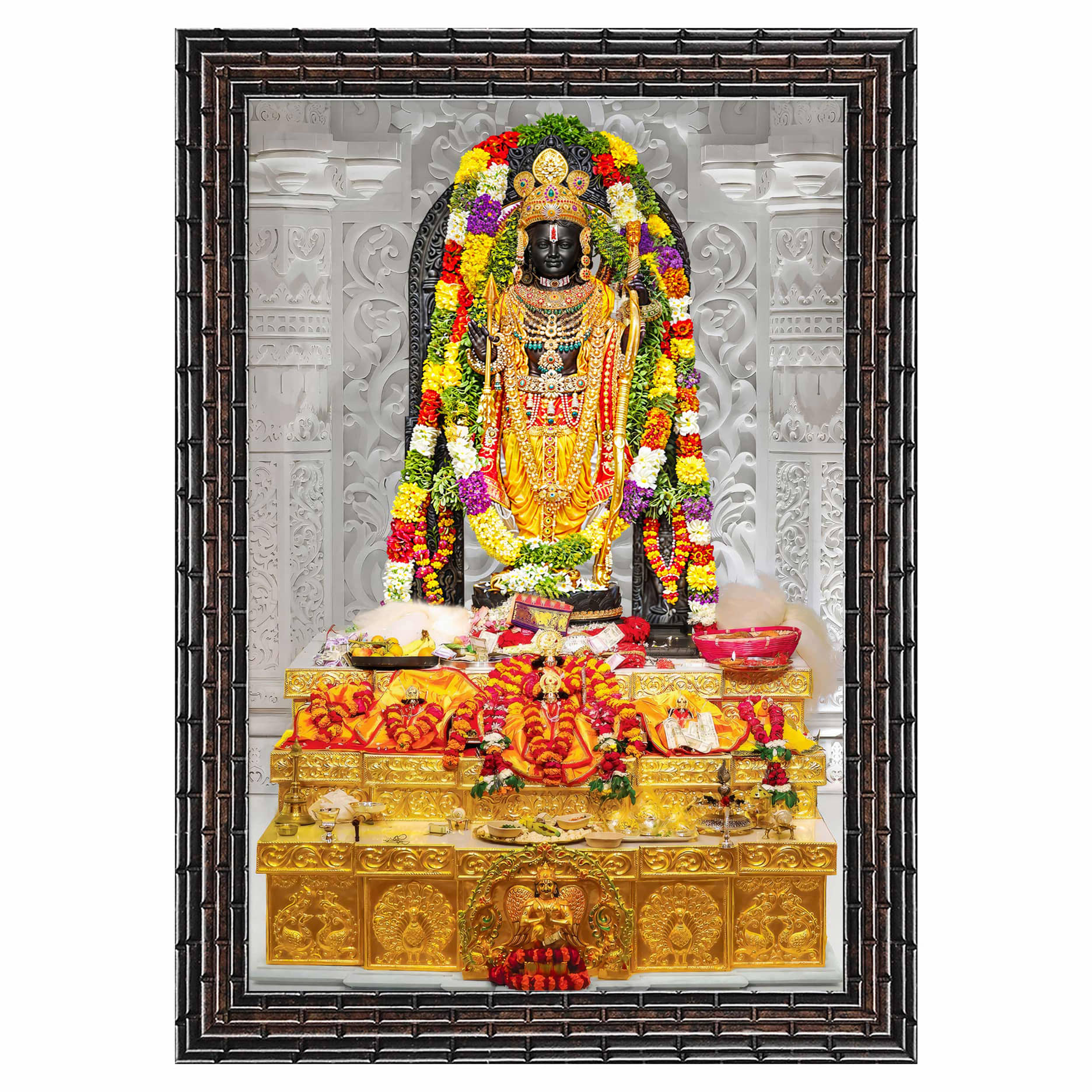 Indianara Ram Lalla Religious Painting With Frame