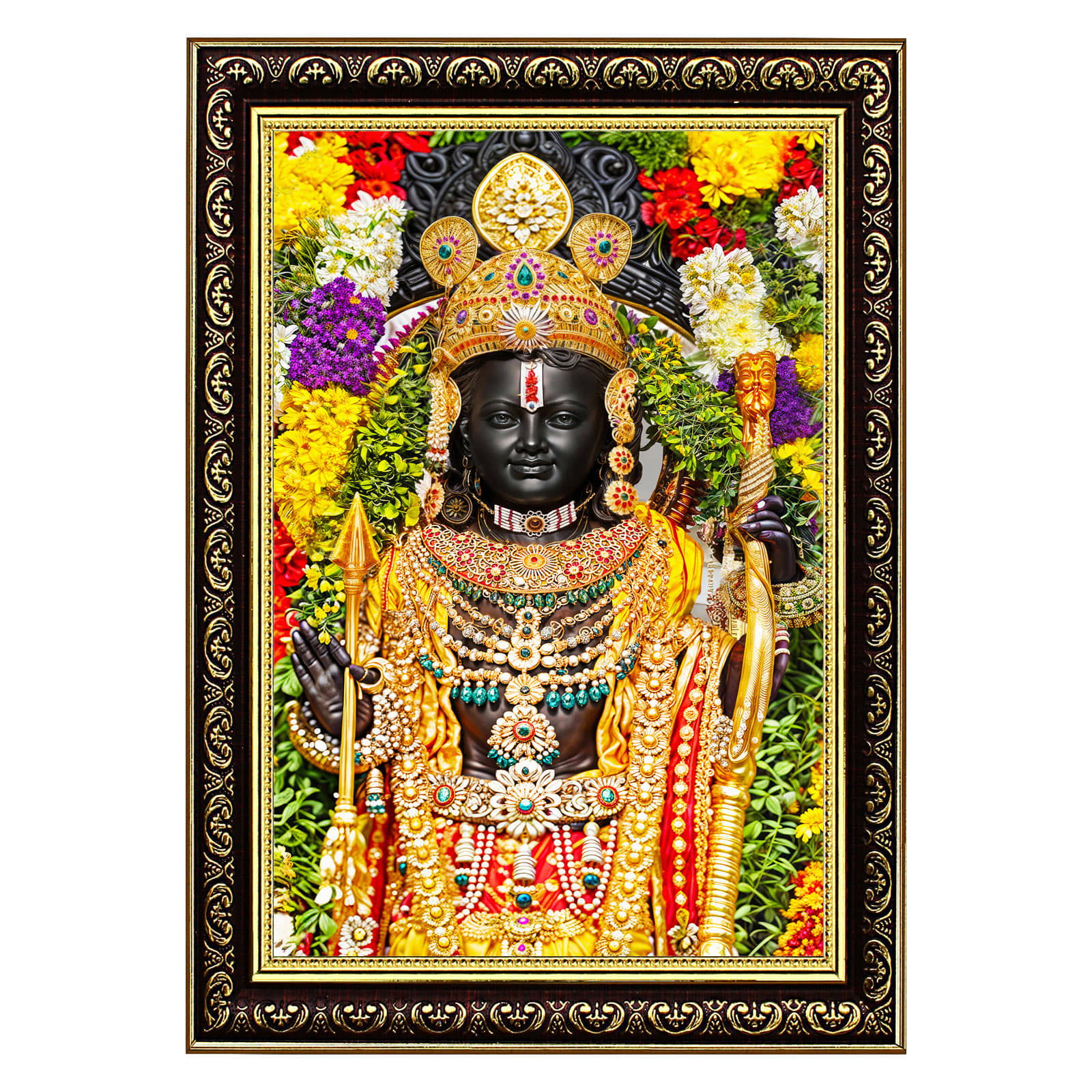 Indianara Ram Lalla Religious Painting With Frame