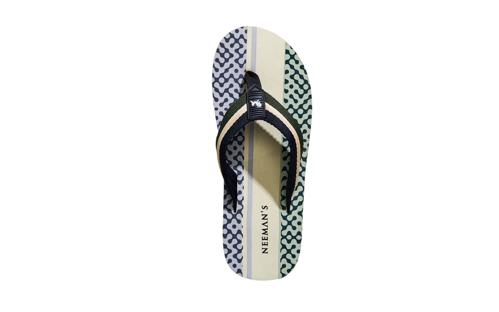     			Neemans Black Men's Thong Flip Flop