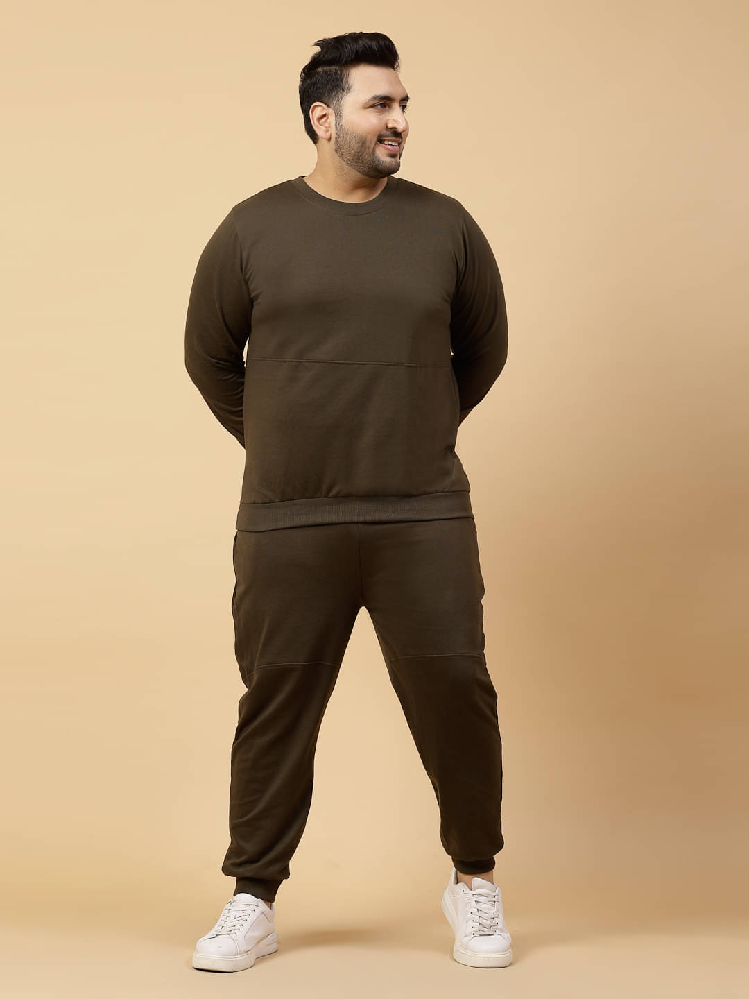     			Rigo Men's T-shirt With Joggers Co-Ords Set ( Pack of 1 , Dark Green )