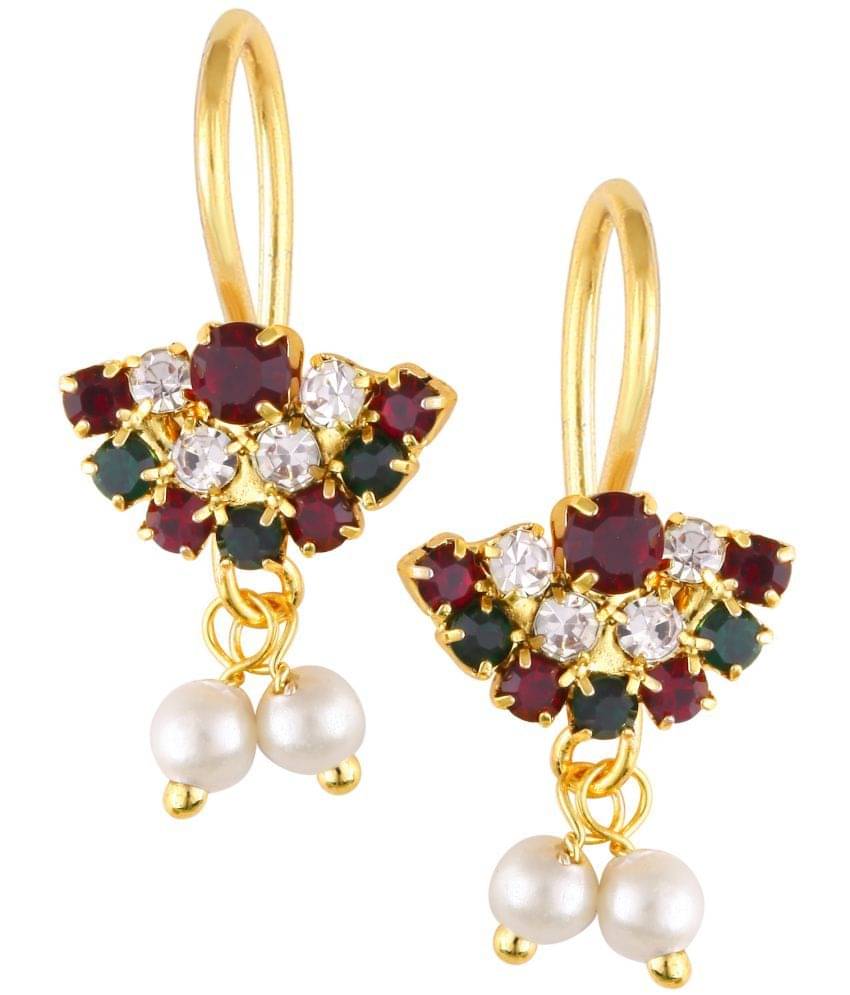     			VIVASTRI Multi Color Stud Earrings ( Pack of 1 )