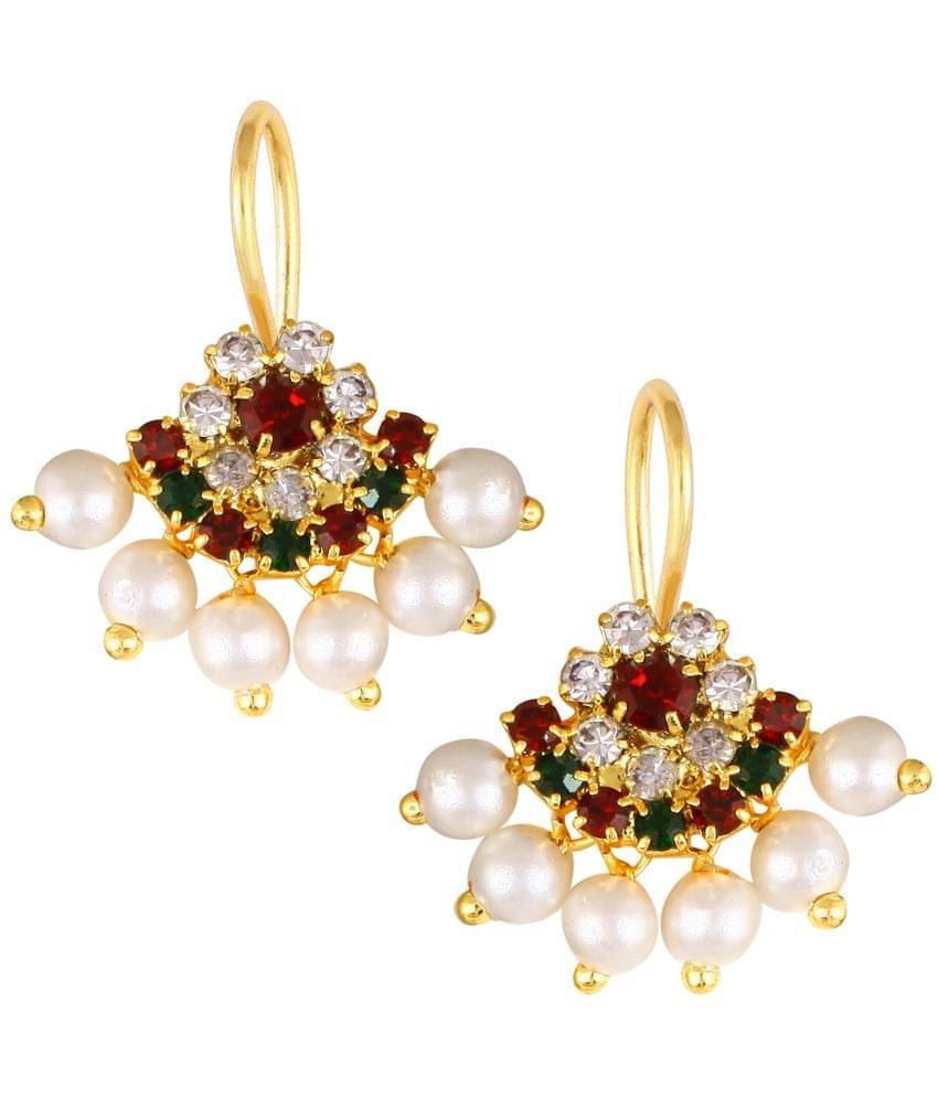     			VIVASTRI Multi Color Stud Earrings ( Pack of 1 )