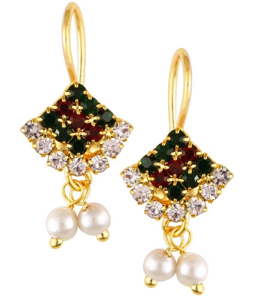     			VIVASTRI Multi Color Stud Earrings ( Pack of 1 )