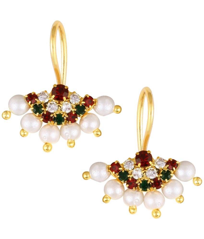     			VIVASTRI Multi Color Stud Earrings ( Pack of 1 )