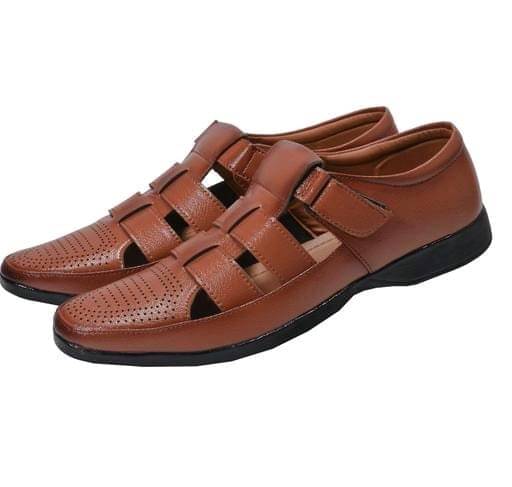     			Akiko - Tan Men's Sandals