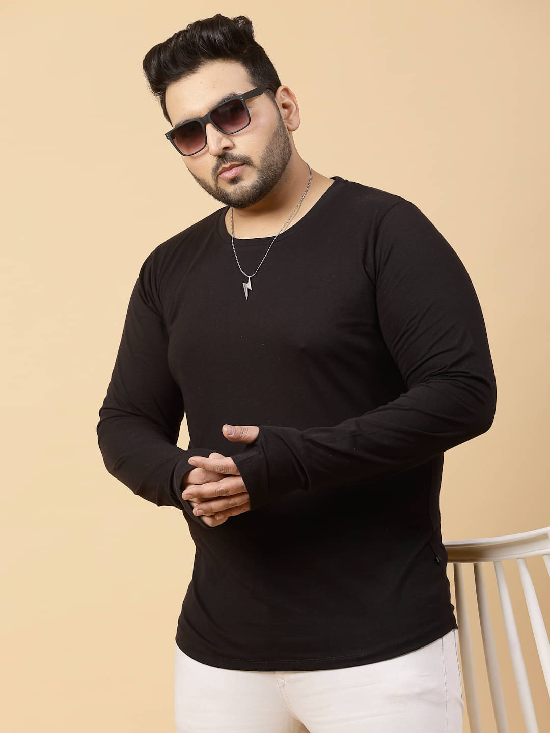 Rigo Pack of 1 Cotton Slim Fit Men's T-Shirt ( Black )     			Rigo Pack of 1 Cotton Slim Fit Men's T-Shirt ( Black )