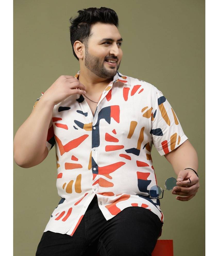 Rigo Rayon Slim Fit Printed Half Sleeves Men's Casual Shirt - Multicolor ( Pack of 1 ) Rigo Rayon Slim Fit Printed Half Sleeves Men's Casual Shirt - Multicolor ( Pack of 1 )