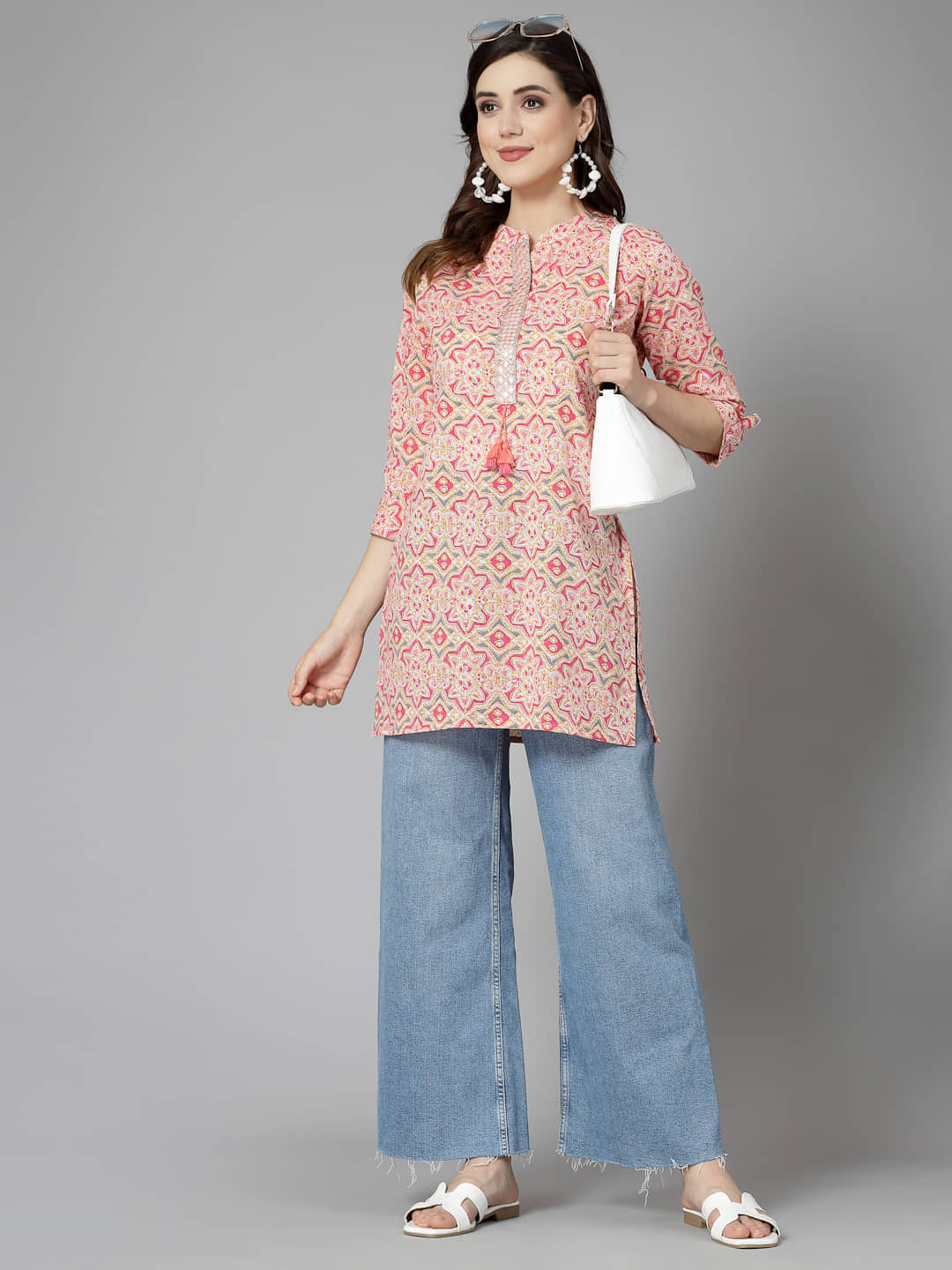 Cotton Short Kurti For Women (Pack of 1) - Kurtis, Tunics | Buy online on ZillyBuy