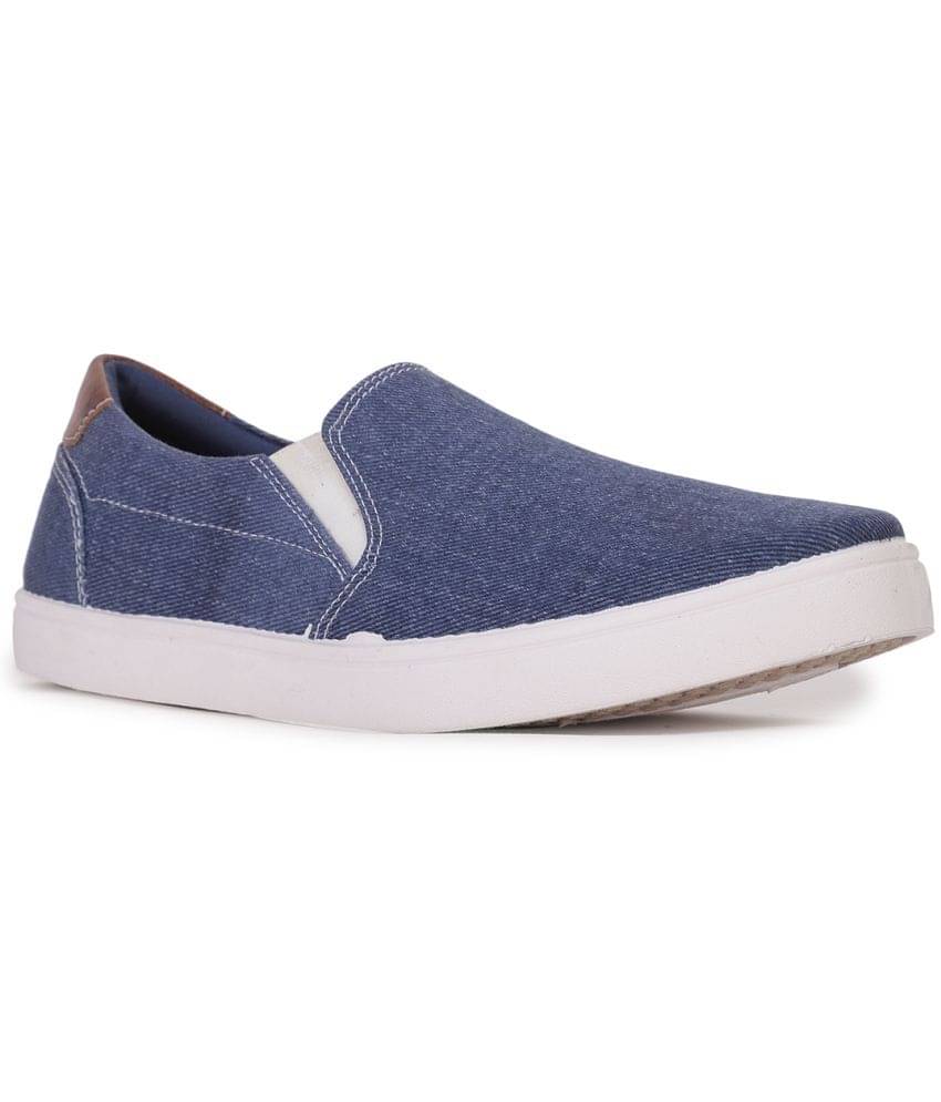 Bata Blue Men's Slip-on Shoes Bata Blue Men's Slip-on Shoes