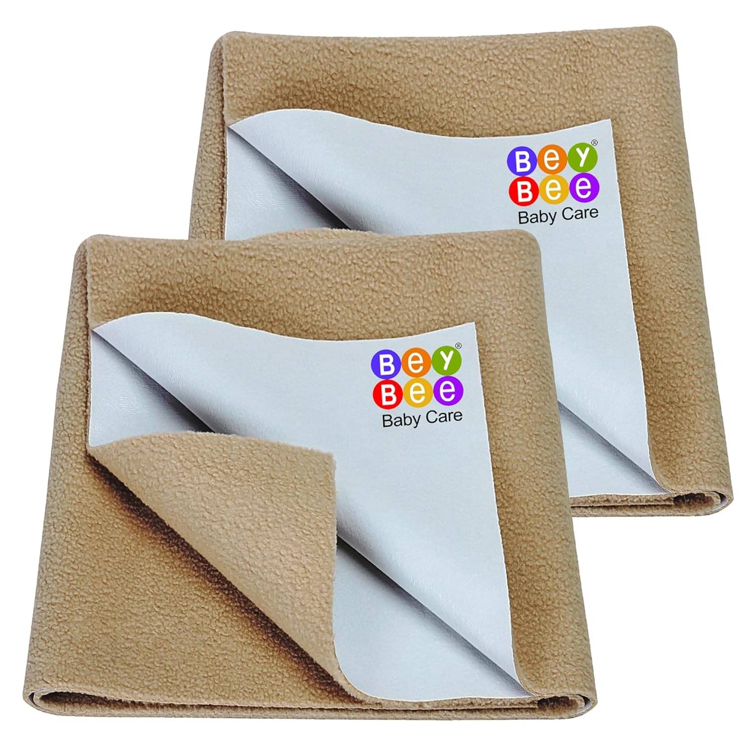     			Beybee Beige Laminated Bed Protector Sheet ( Pack of 2 )