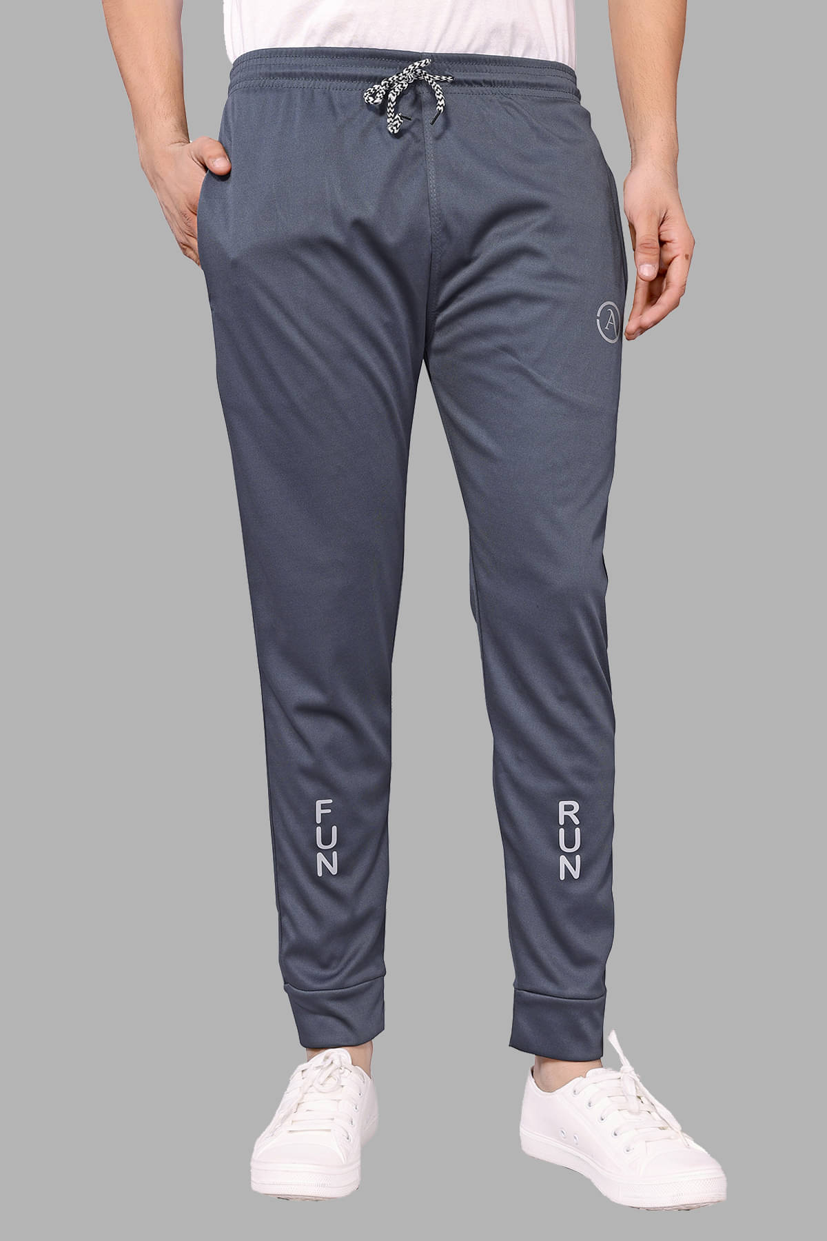 Kashvi Grey Lycra Men's Joggers ( Pack of 1 )     			Kashvi Grey Lycra Men's Joggers ( Pack of 1 )