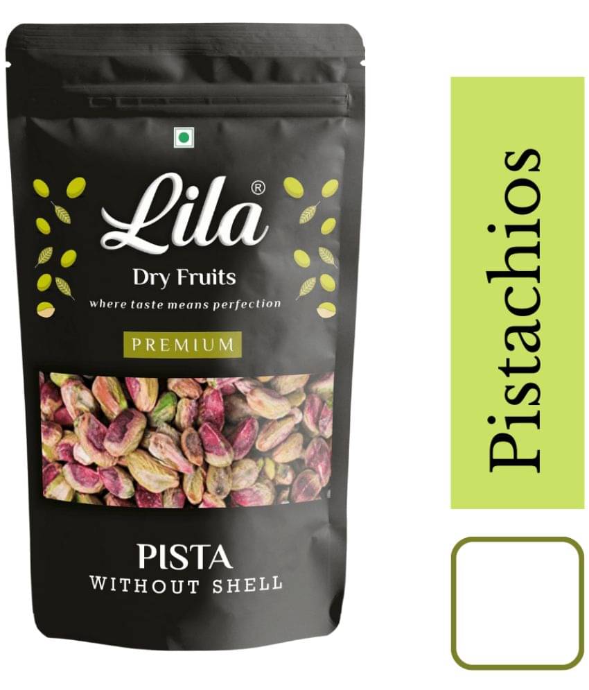 LILA DRY FRUITS Pista Premium Raw Mota Pistachios 200 Gms High Protein & Fiber Snack LILA DRY FRUITS Pista Premium Raw Mota Pistachios 200 Gms High Protein & Fiber Snack