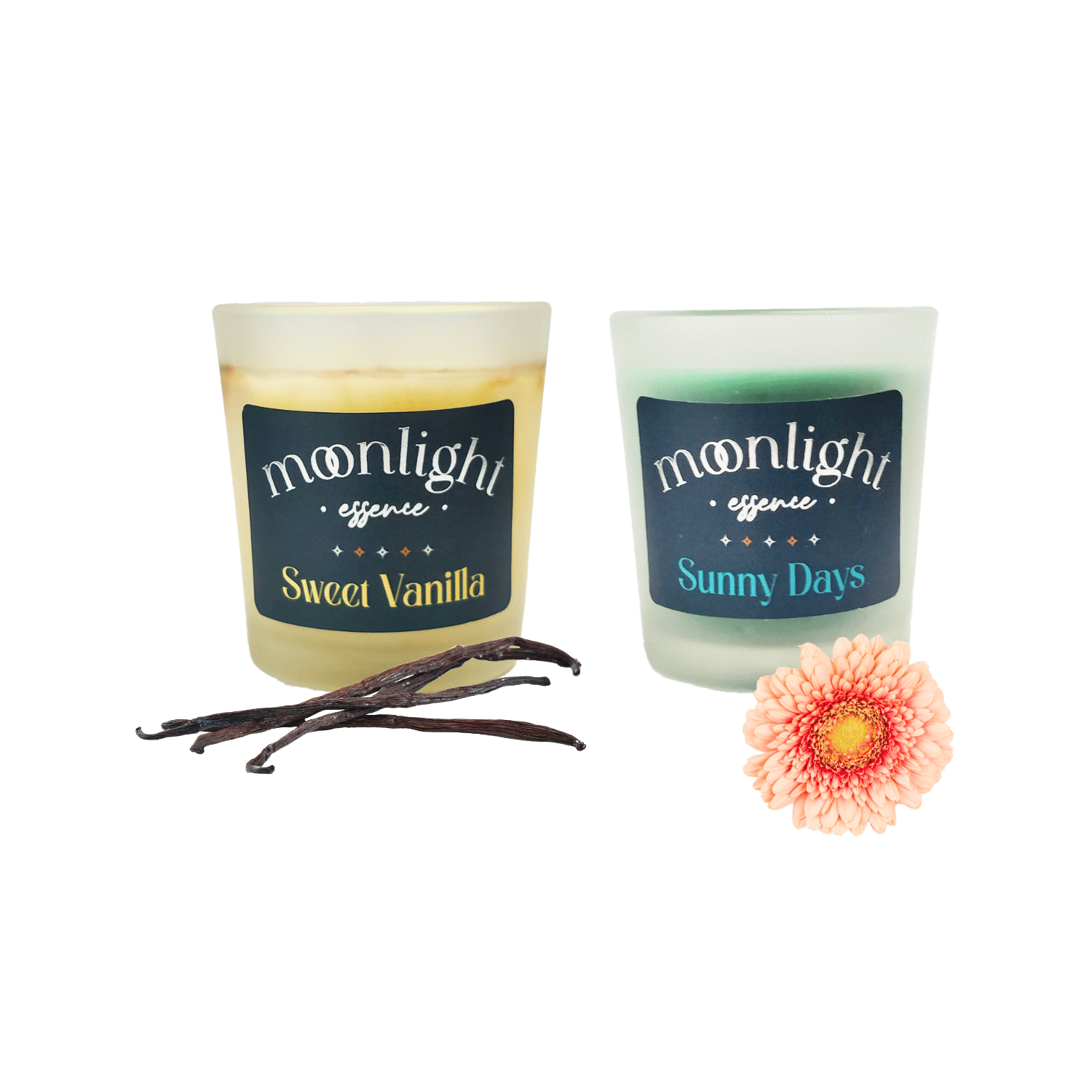 Moonlight Essence Multicolour Aromatherapy Votive Candle 6.5 cm ( Pack of 2 )