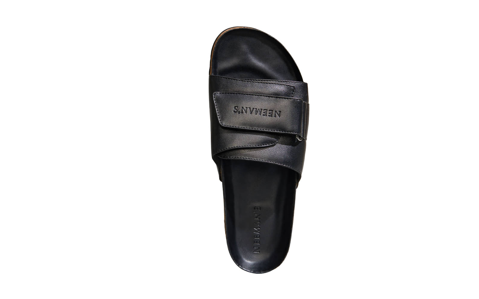     			Neemans Black Men's Slide Flip Flop