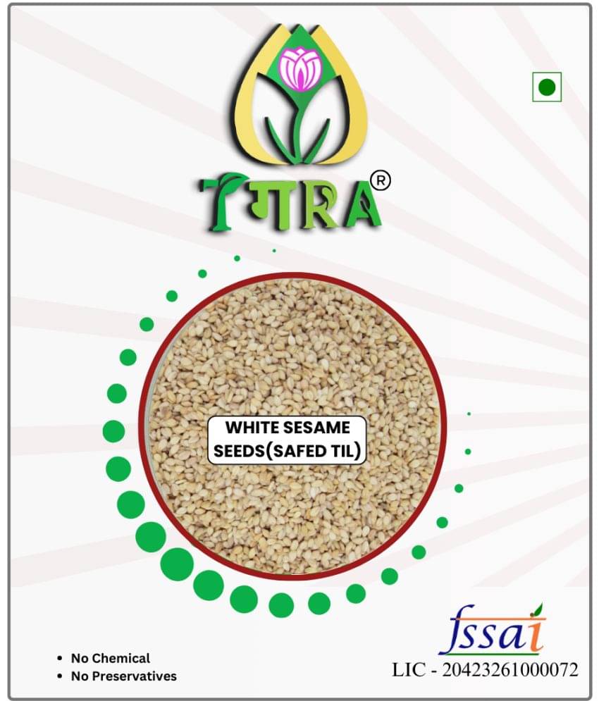 TGRA white sesame seeds(safed til)  200 gm     			TGRA white sesame seeds(safed til)  200 gm