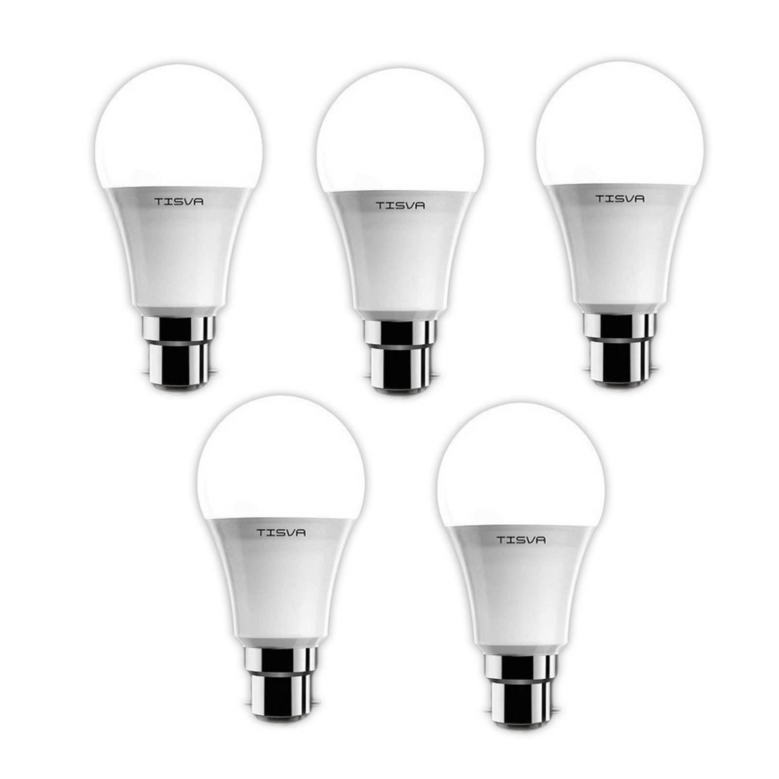     			Tisva 9W Cool Day Light LED Bulb ( Pack of 5 )