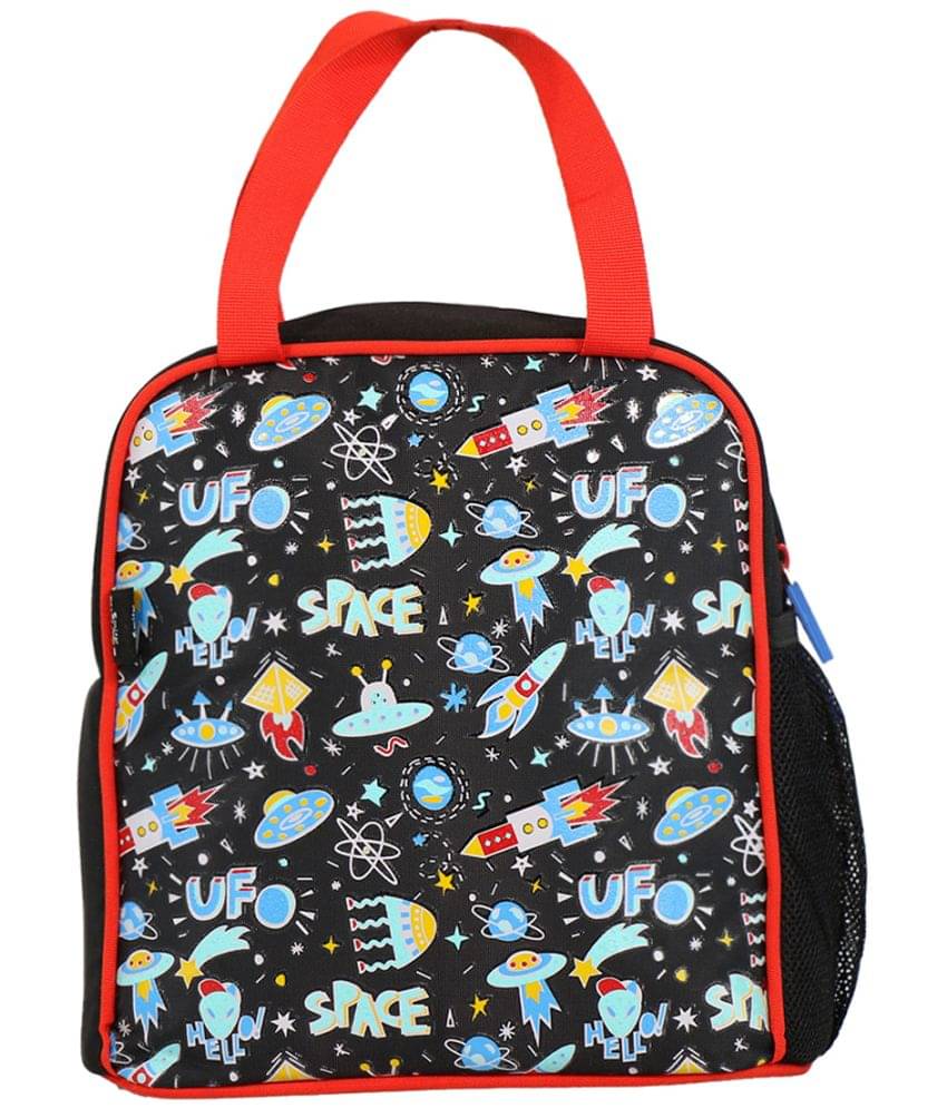     			mikebags - Black Stainless Steel Lunch Box ( Pack of 1 )