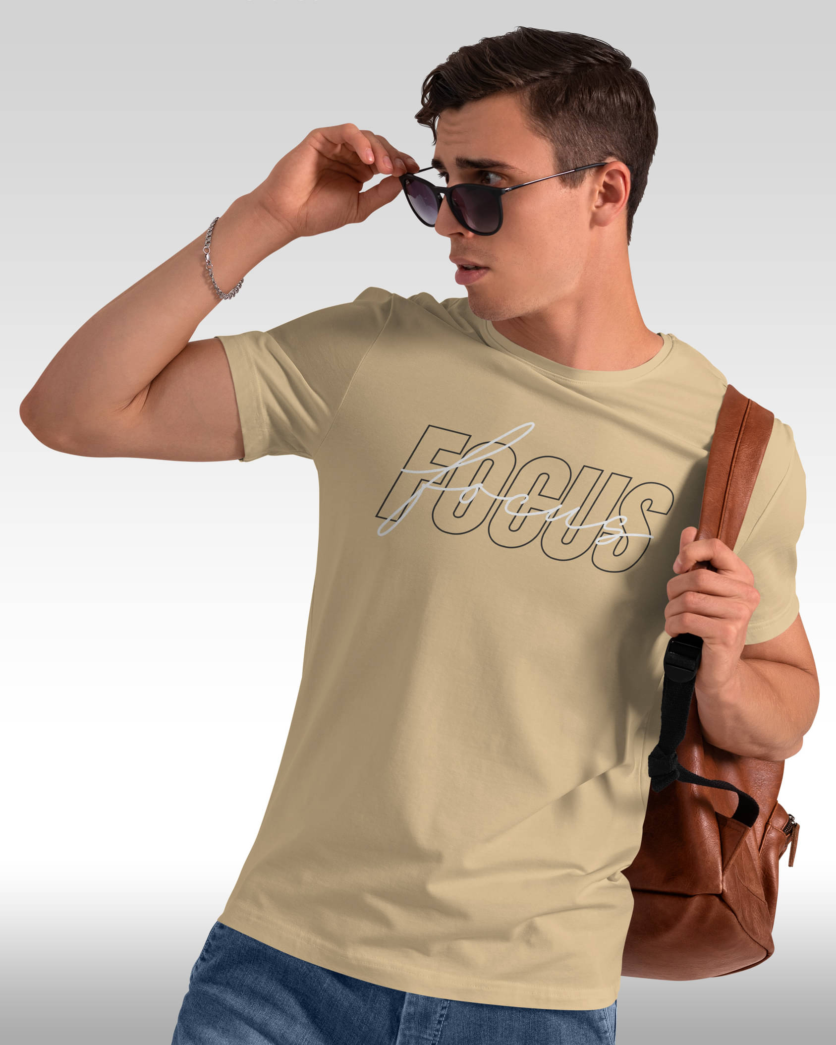FLYIND VOGUE OUTFIT Men Cotton Regular Fit Printed T-Shirt ( Beige ) FLYIND VOGUE OUTFIT Men Cotton Regular Fit Printed T-Shirt ( Beige )
