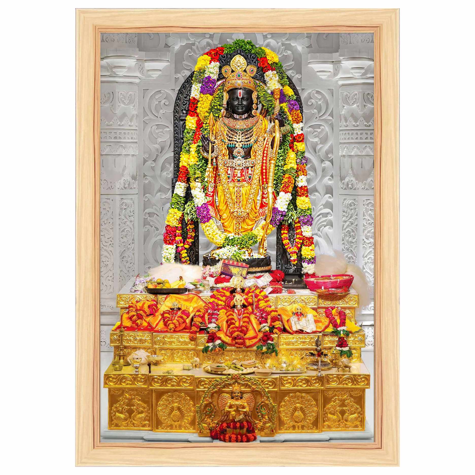 Indianara Religious Ram Lalla Painting With Frame