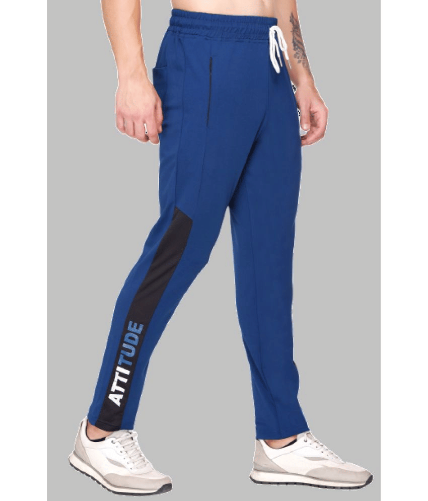 LEEBONEE Black Polyester Men's Trackpants ( Pack of 1 ) - Track Pants | Buy online on ZillyBuy