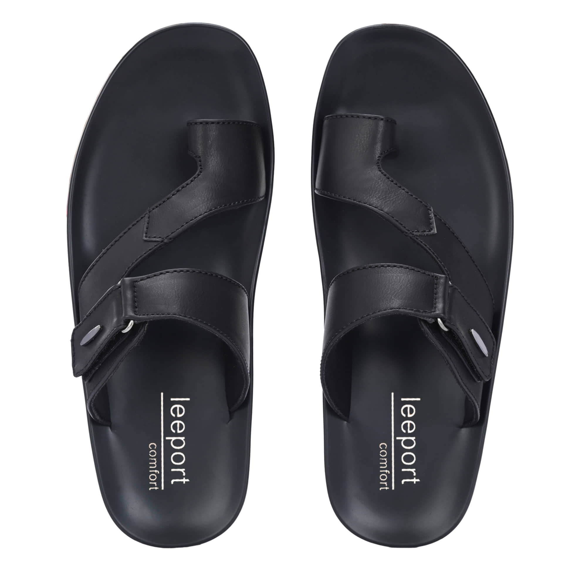 Leeport - Brown Men's Leather Slipper