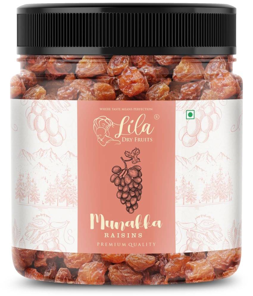 LILA DRY FRUITS Afghani Munakka Raisins 1kg Healthy Sweet Snack With Seeds LILA DRY FRUITS Afghani Munakka Raisins 1kg Healthy Sweet Snack With Seeds