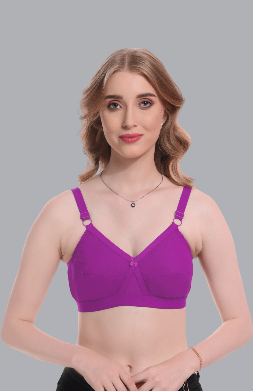 Viral Girl Cotton Non Padded Women's Everyday Bra ( Purple ) SD-ENORA-PURPLE     			Viral Girl Cotton Non Padded Women's Everyday Bra ( Purple ) SD-ENORA-PURPLE