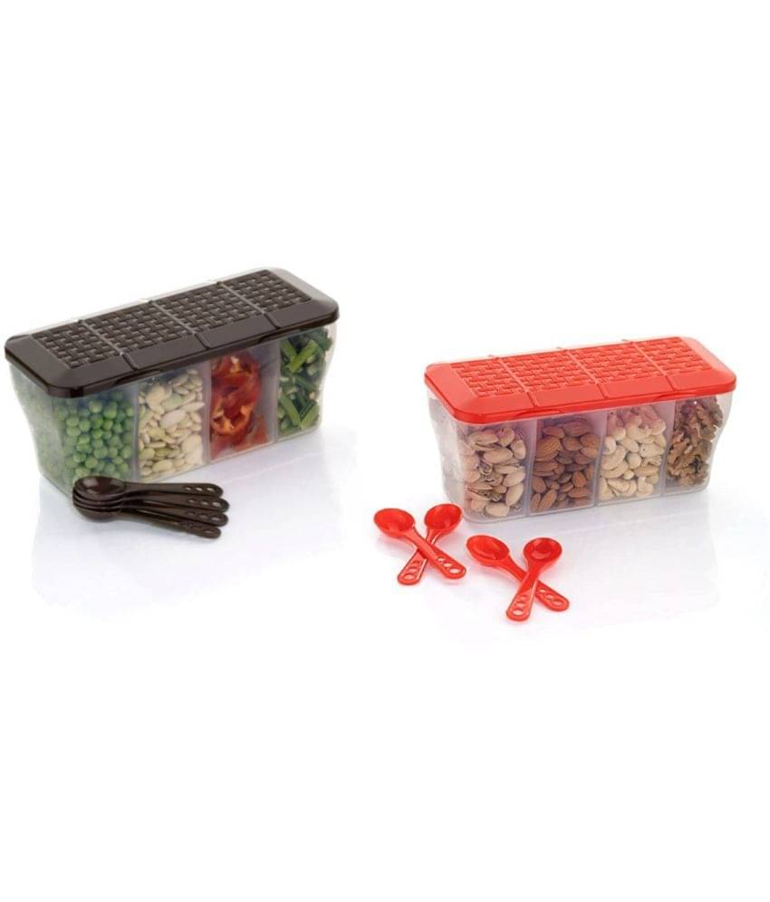 analog kichenware Dal/Masala/Vegetable Plastic Multicolor Dal Container ( Set of 2 ) analog kichenware Dal/Masala/Vegetable Plastic Multicolor Dal Container ( Set of 2 )