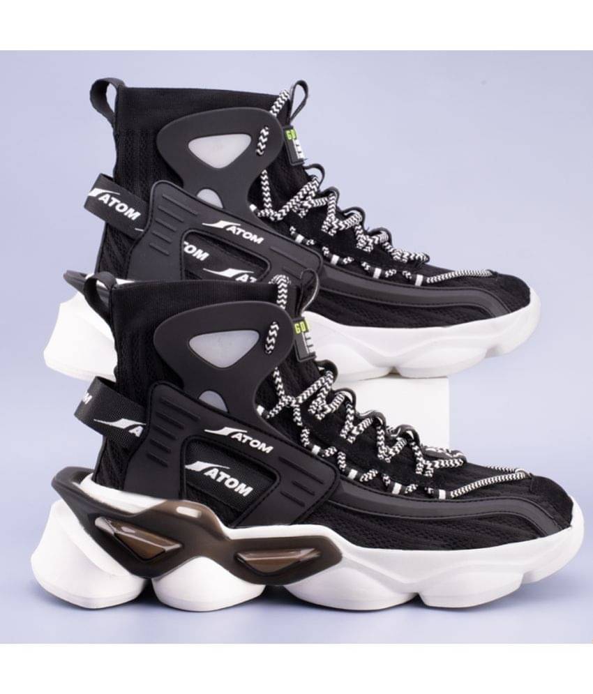     			ATOM Gansta1 Black Men's Lifestyle Shoes