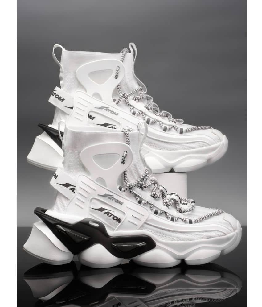 ATOM Gansta1 White Men's Lifestyle Shoes - Casual Shoes | Buy online on ZillyBuy