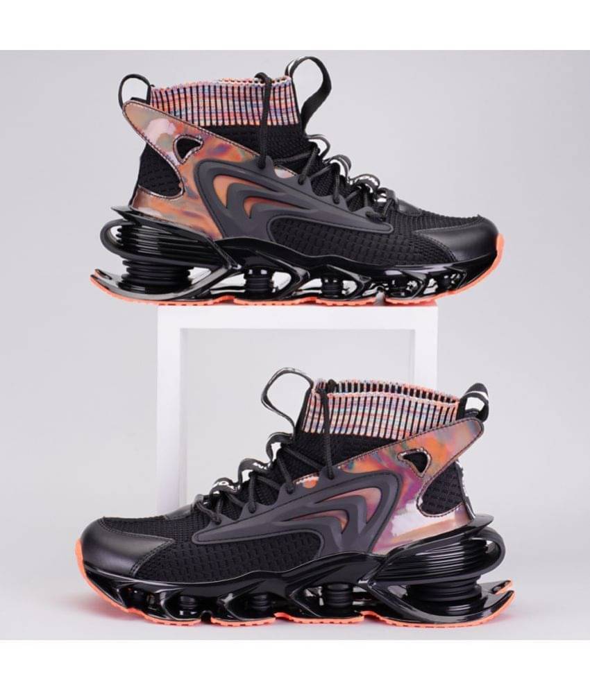     			ATOM Spring Edge Alpha 1 Black Men's Lifestyle Shoes