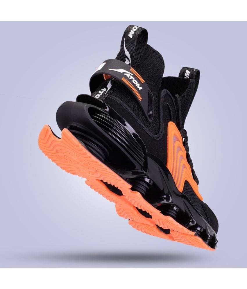     			ATOM Spring Edge Alpha 1 Black Men's Lifestyle Shoes