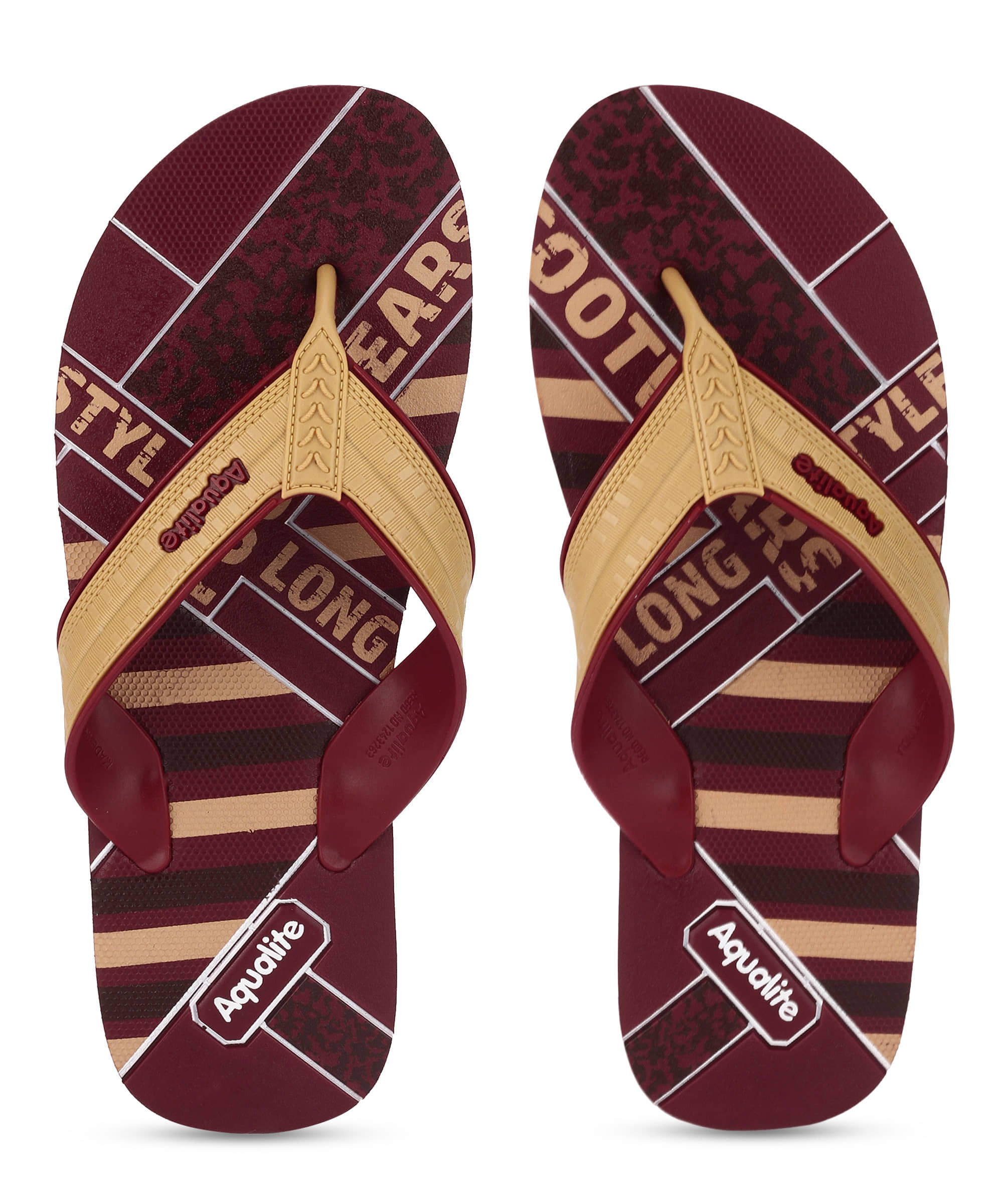 Aqualite Maroon Men's Daily Slipper