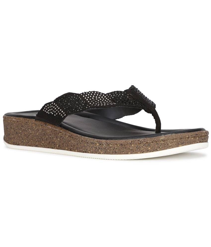     			Bata Black Women's Flats