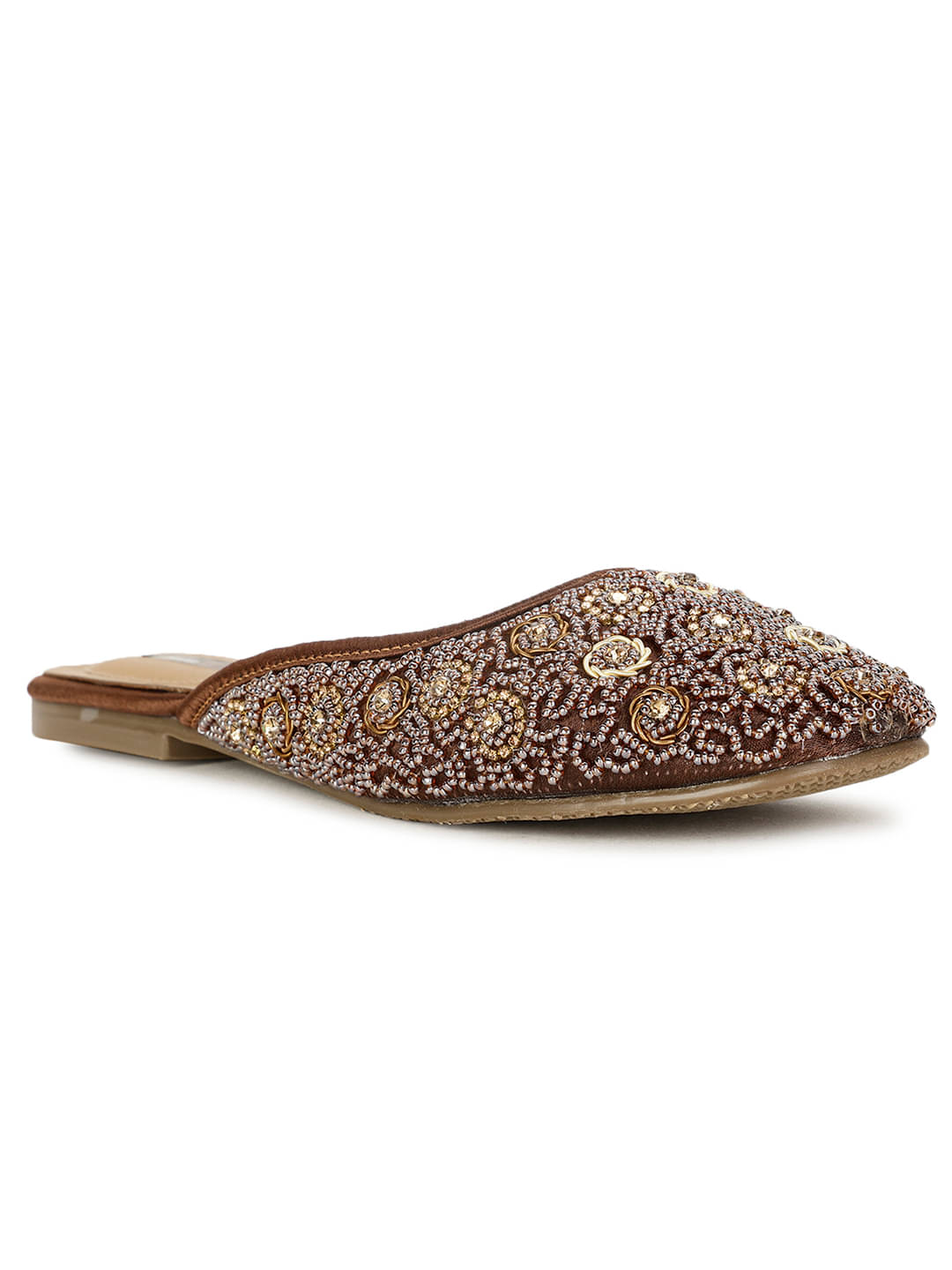     			Bata Brown Women's Flats