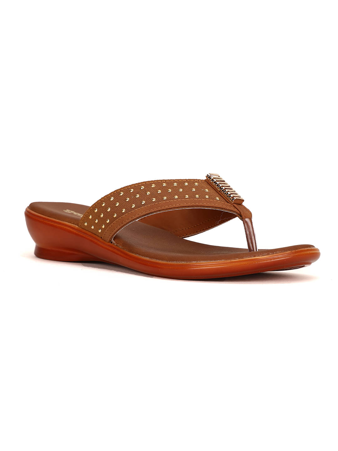     			Bata Brown Women's Flats