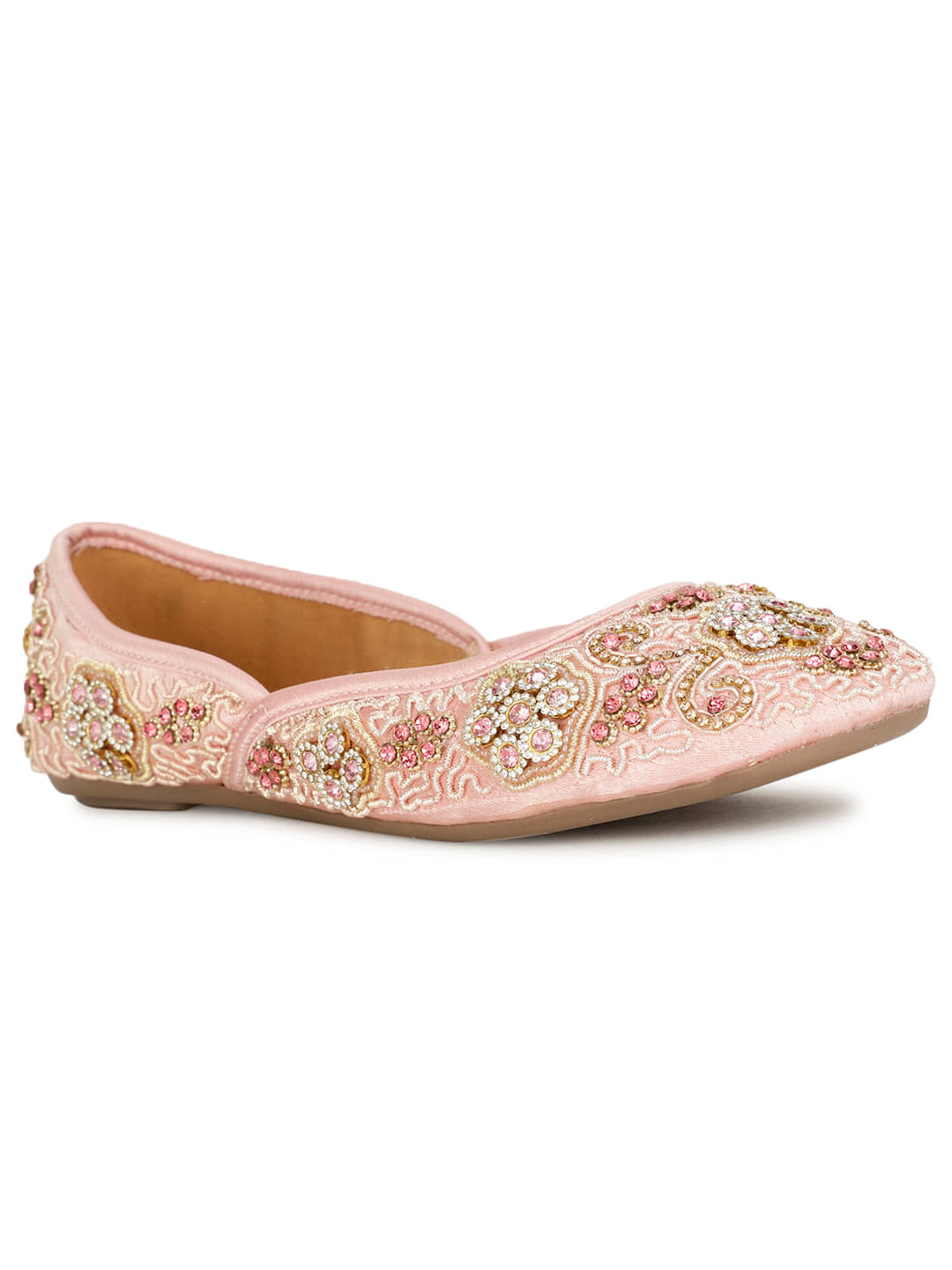     			Bata Pink Women's Ethnic Ballerinas