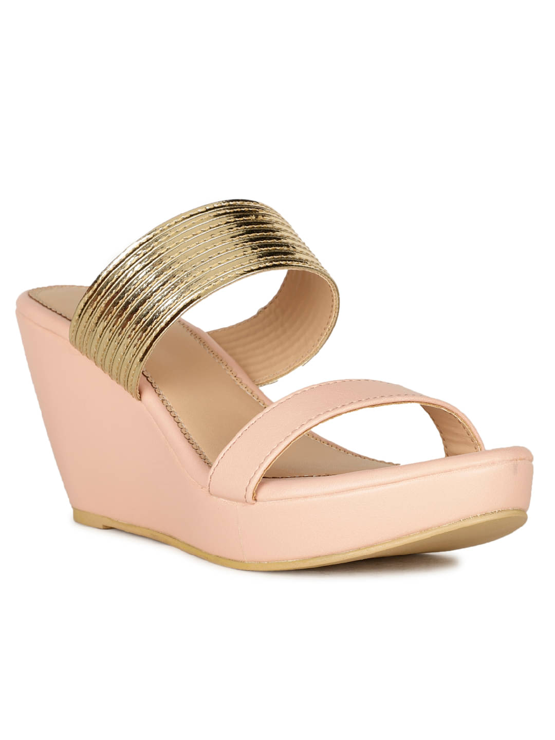 Bata Pink Women's Slip On Heels Bata Pink Women's Slip On Heels