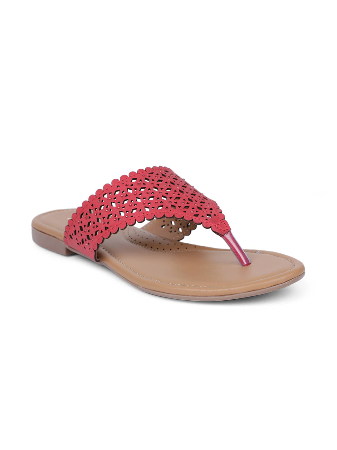     			Bata Red Women's Flats