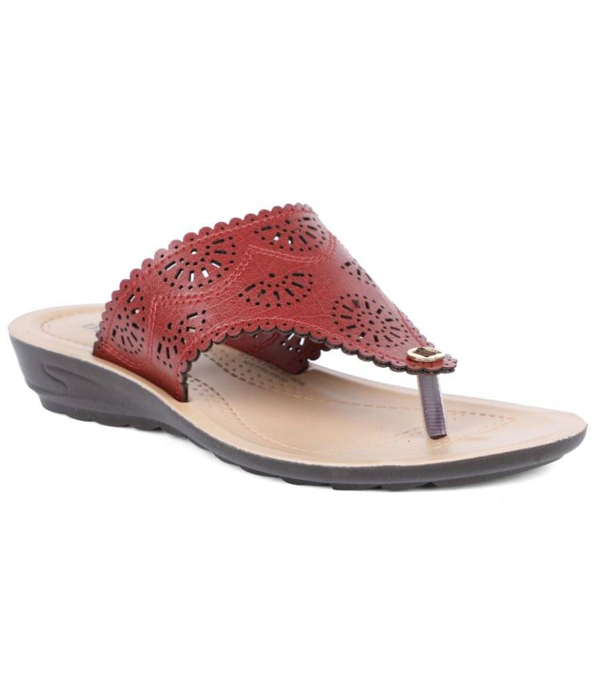     			Bata Red Women's Flats