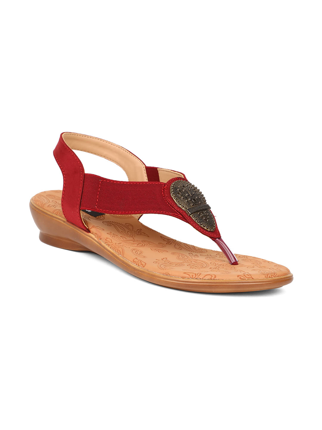     			Bata Red Women's Flats