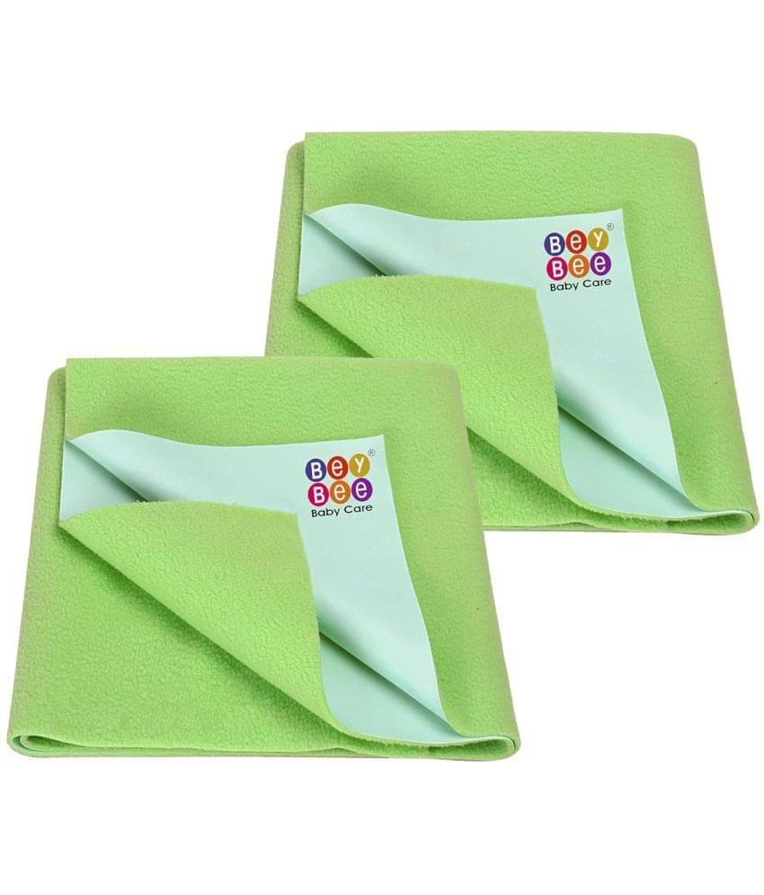 Beybee Green Laminated Bed Protector Sheet ( Pack of 2 ) Beybee Green Laminated Bed Protector Sheet ( Pack of 2 )
