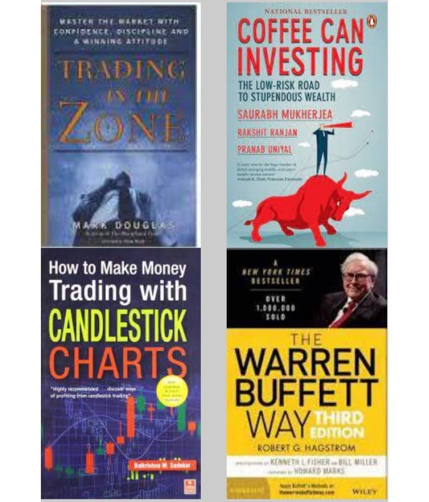 Coffee Can Investing + How to Make Money Trading witCh Candlestick Charts + Trading In The Zone + The warren buffett way Coffee Can Investing + How to Make Money Trading witCh Candlestick Charts + Trading In The Zone + The warren buffett way