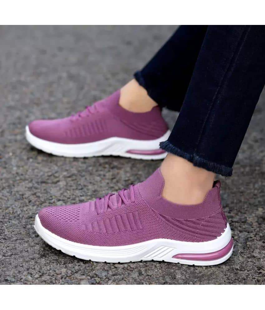 Fabbmate - Purple Women's Running Shoes - Sports Shoes | Buy online on ZillyBuy