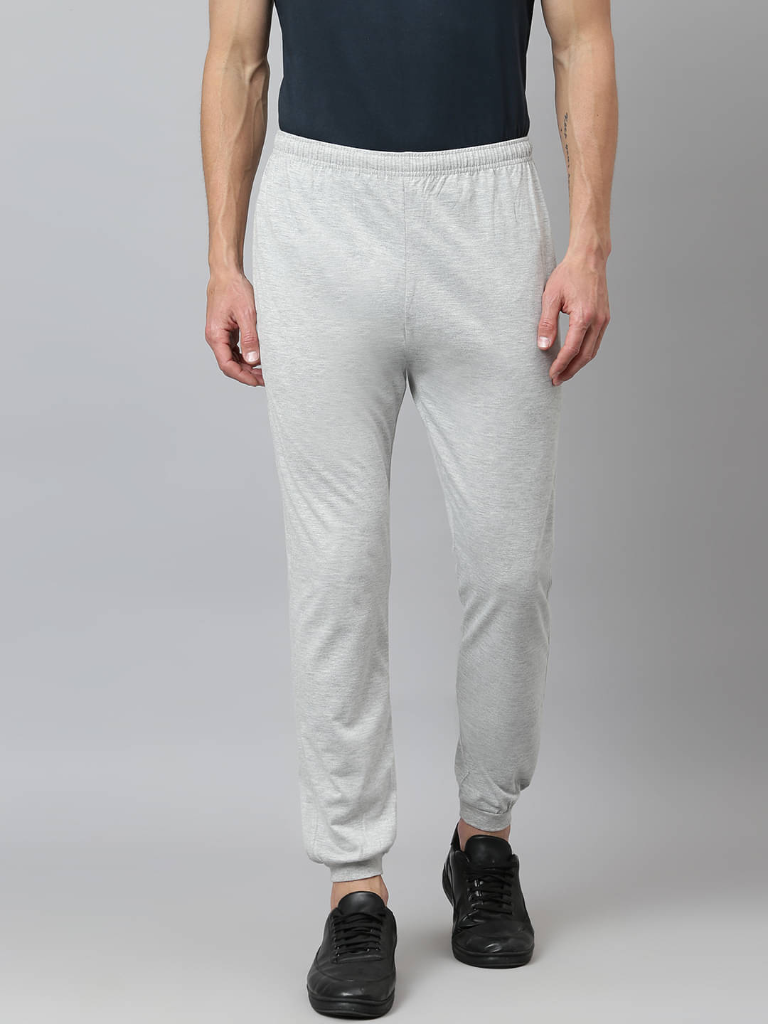     			Flamboyant Light Grey Cotton Men's Trackpants ( Pack of 1 )