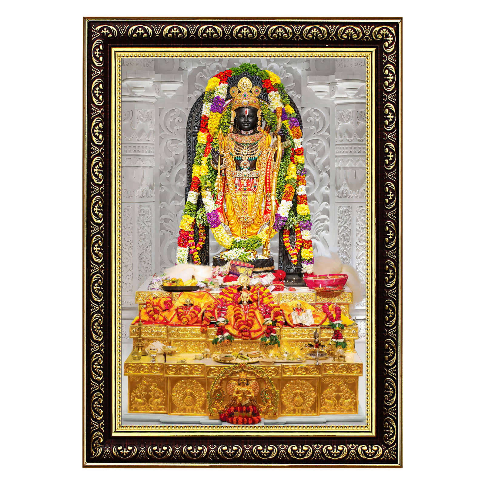 Indianara Religious Ram Lalla Painting With Frame