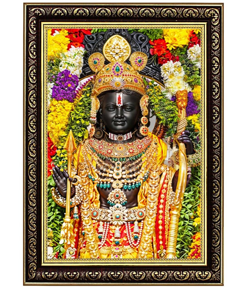 Indianara Religious Ram Lalla Painting With Frame